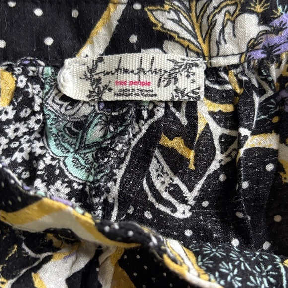 Free People Black and Gold Patterned Dress - Picture 2 of 2